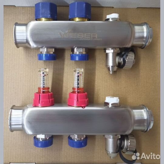 Коллектор 2 вых нерж. weser