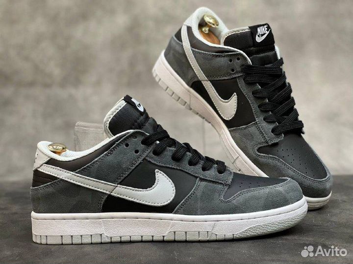 Nike SB Dunk air low 1 тёмно-серые разм. 43