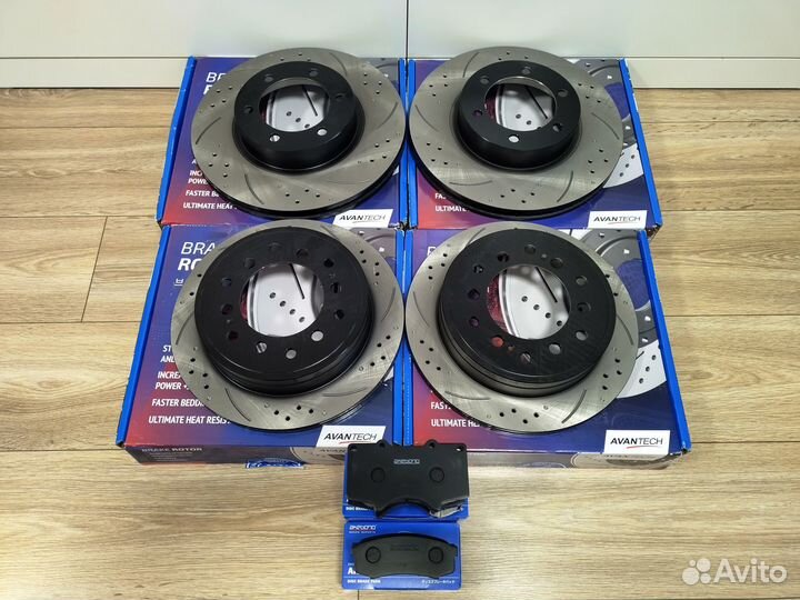 Перфорированные тормозные диски Lexus GX470