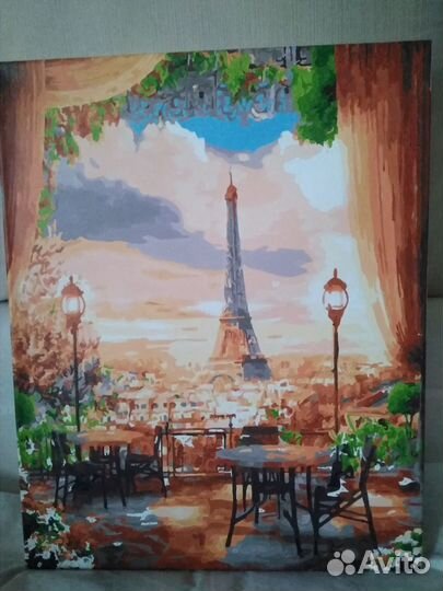 Картины по номерам, раскрашенные