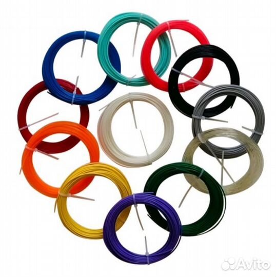 Пластик для 3D-ручки Cactus 12 цветов 10 м