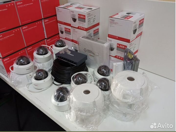 Видеонаблюдения комплект с настройкой