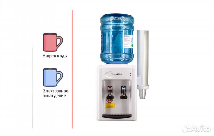 Кулер для воды Aqua Work 0.7-TDR нагрев/охлаждение