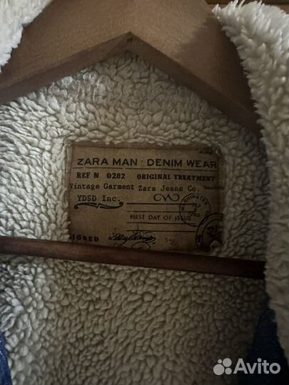 Джинсовая куртка с мехом мужская