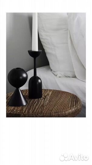 Подсвечники дерево по 1 и набором новые