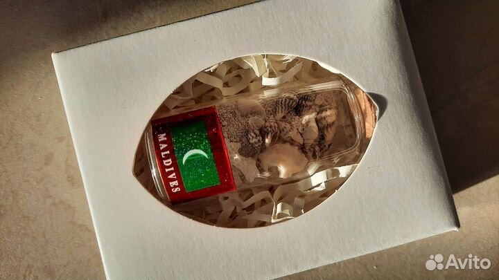 Сувенир с Мальдив. Уникальный песок