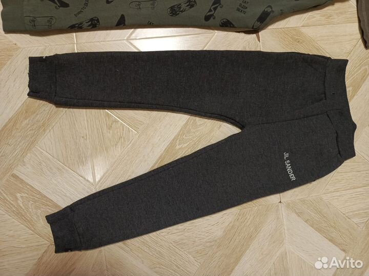 Спортивные штаны теплые, лонги. Вещи пакетом