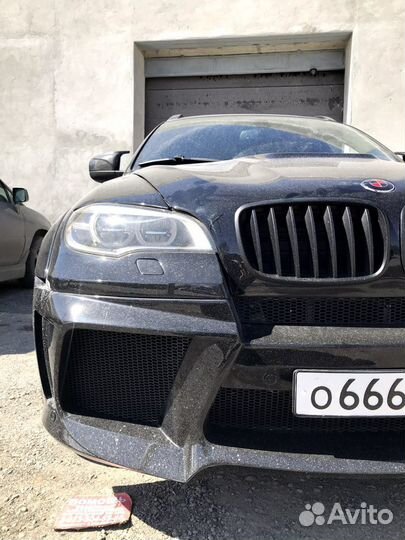 Передний бампер lumma для bmw x6 e71