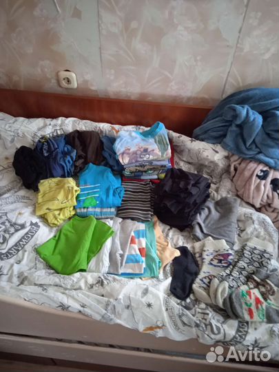 Вещи пакетом на мальчика р116-128 37 вещей