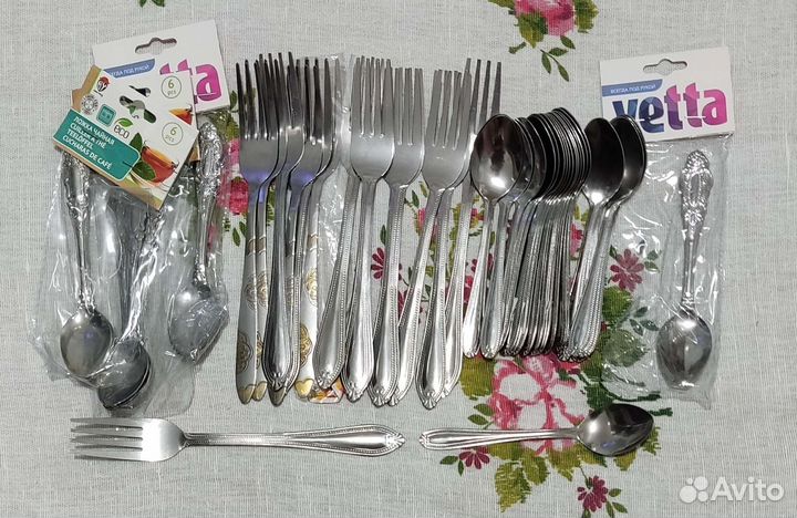 Кухонные принадлежности ножи, ложки