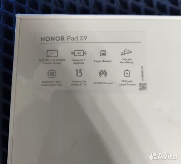 Новый Планшет honor Pad Х9,4/64GB LTE