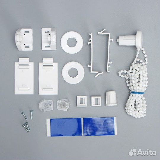 Рольштора 'Вудэн', 61x160 см, цвет белый