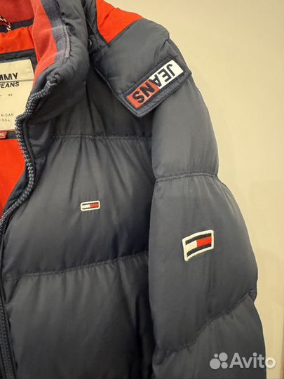 Мужская зимняя куртка удлиненная tommy