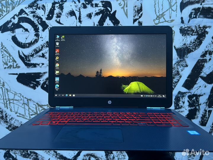 Игровой ноутбук hp omen 15 i7/8Gb/SSD/GTX965M 4Gb