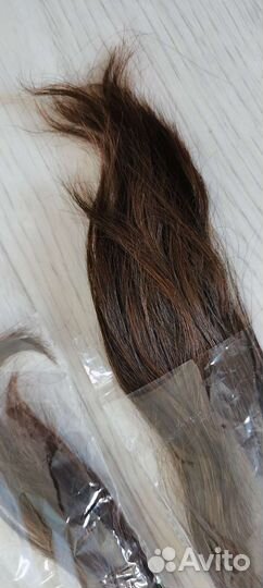 Волосы искусственные 2 хвоста волнистые