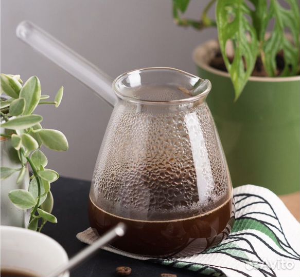 Турка для кофе Fissman стеклянная - 500 мл