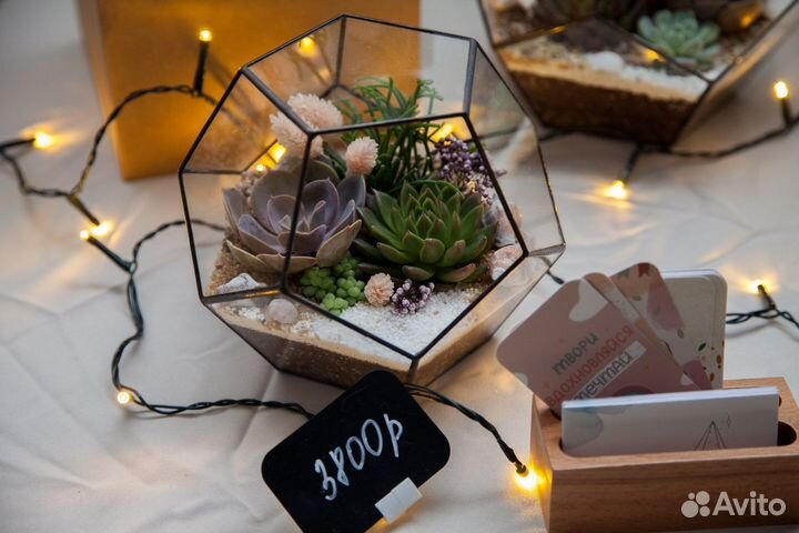 Подарок на 1 сентября. Флорариум учителю