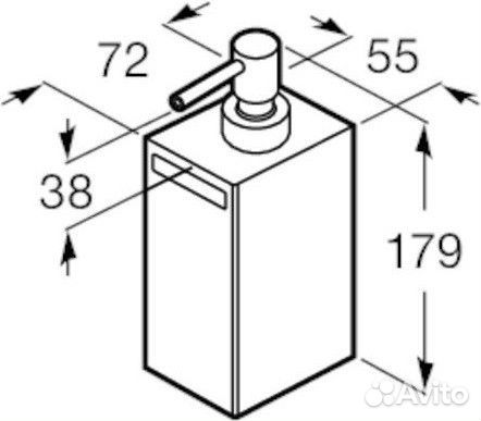 Дозатор Roca Rubik 816841024