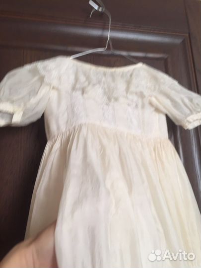 Крестильный антикварный винтажный набор младенца