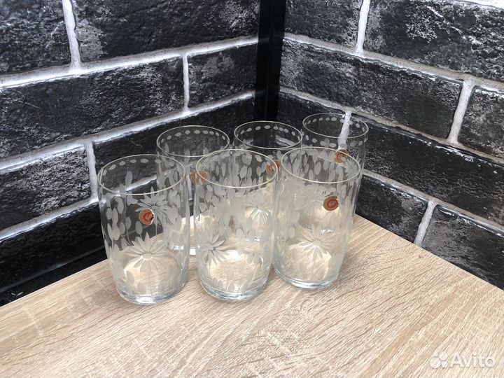 К.2619 Бокалы Гусь хрустальный СССР