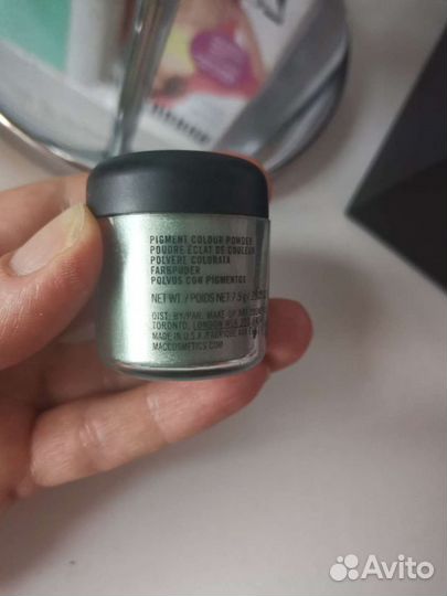 Рассыпчатые тени Mac (зеленые) оригинал