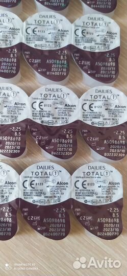 Линзы контактные dailies total