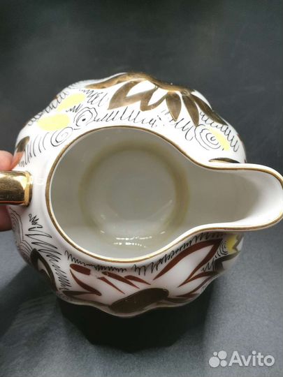 Сервиз чайный Золотые ромашки Фарфор лфз СССР