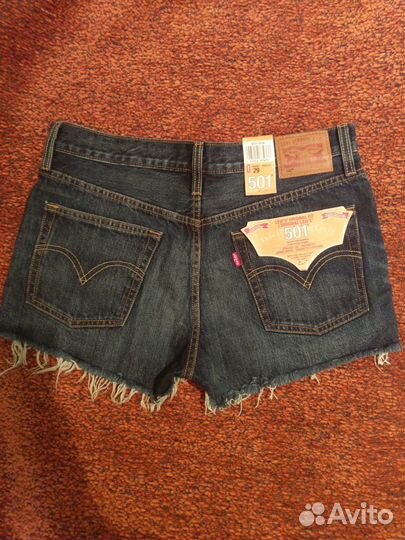 Джинсовые шорты levis женские