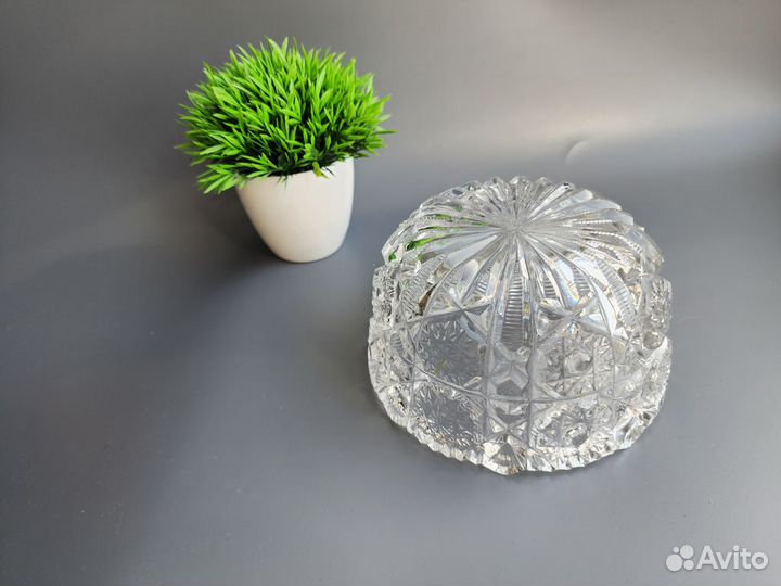 Ваза хрустальная СССР конфетница