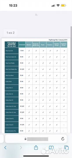 Складной адаптер PEG-perego foldable