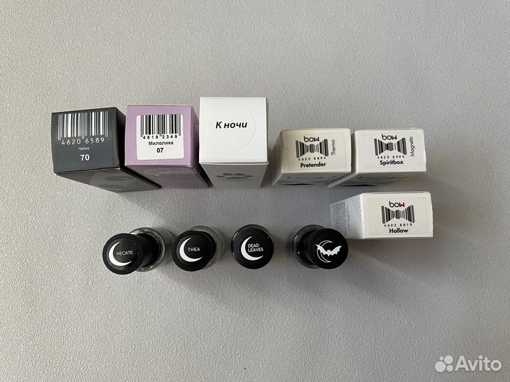 Лак для ногтей пакетом