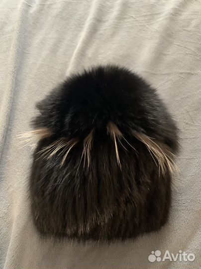 Шапка норковая (вязаная)