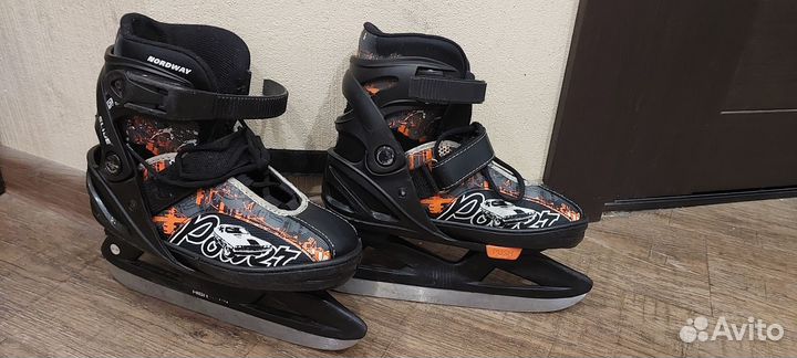 Коньки детские раздвижные,р-р 31-35