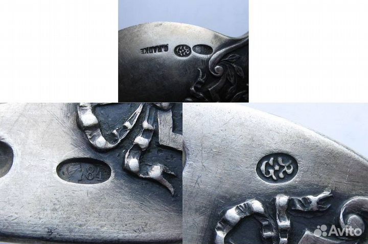 Набор серебряных вилок и ложек 1860&1870 год