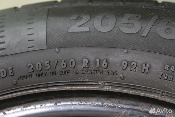 Колесо в сборе Continental 205/60 R16 92H ContiEco