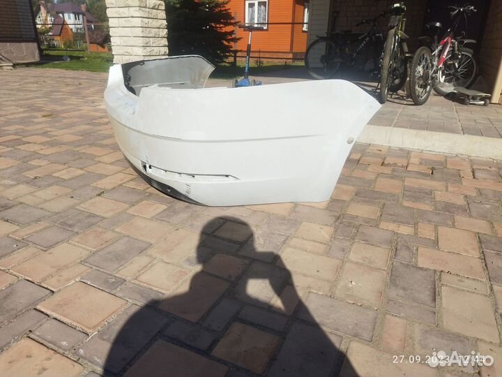 Octavia a7 fl лифтбэк задний бампер