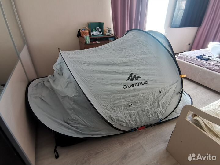 Палатка 2 seconds 2 Quechua fresh&black