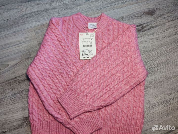Свитер zara для девочки 110