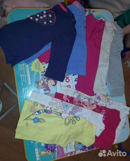 Вещи пакетом на девочку р68-98