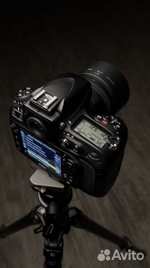 Зеркальный фотоаппарат Nikon d800 с объективом