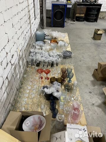 Набор посуды стаканы фужеры