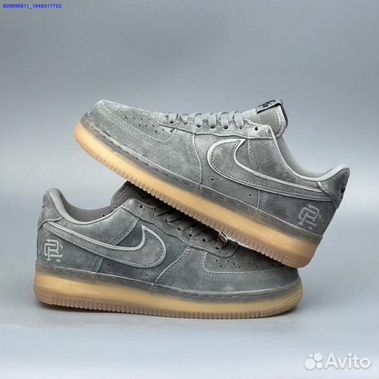 Кроссовки Nike Air Force 1 Grey (Арт.62439)