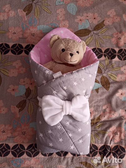 Конверт на выписку для девочки осень зима