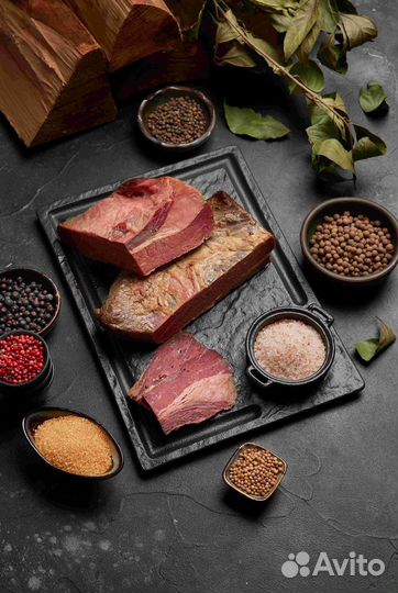 Говядина копченая