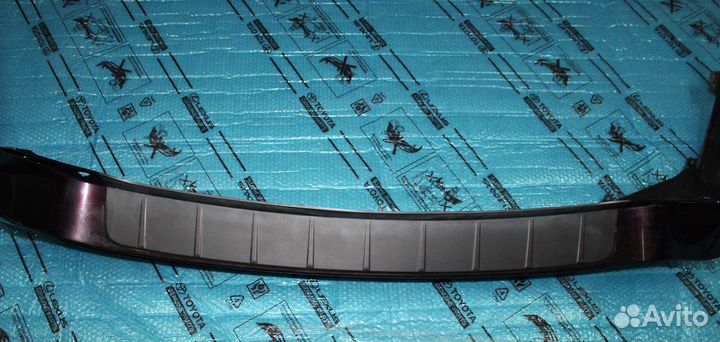 Задний бампер Highlander бордовый 2010-2013