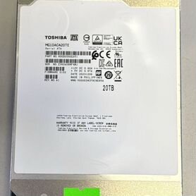 HDD toshiba 20TB MG10ACA20TE почти новый