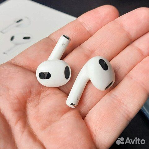 Беспроводные наушник AirPods 3 + черный чехол
