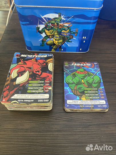 Карточки черепашки ниндзя 1 серия путь ниндзя