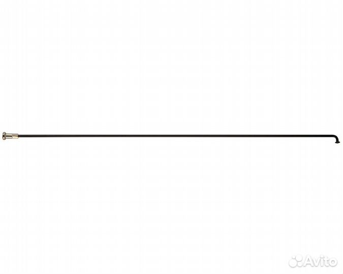 Спица с латунным ниппелем 178 мм сталь хром