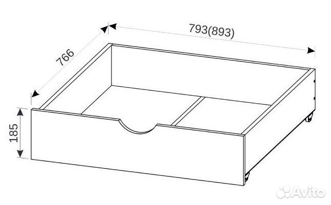 Ящики выкатные для детской кровати